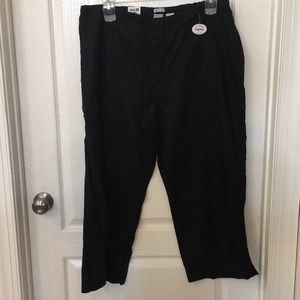 NWT- OldNavy 100% Linen Capris